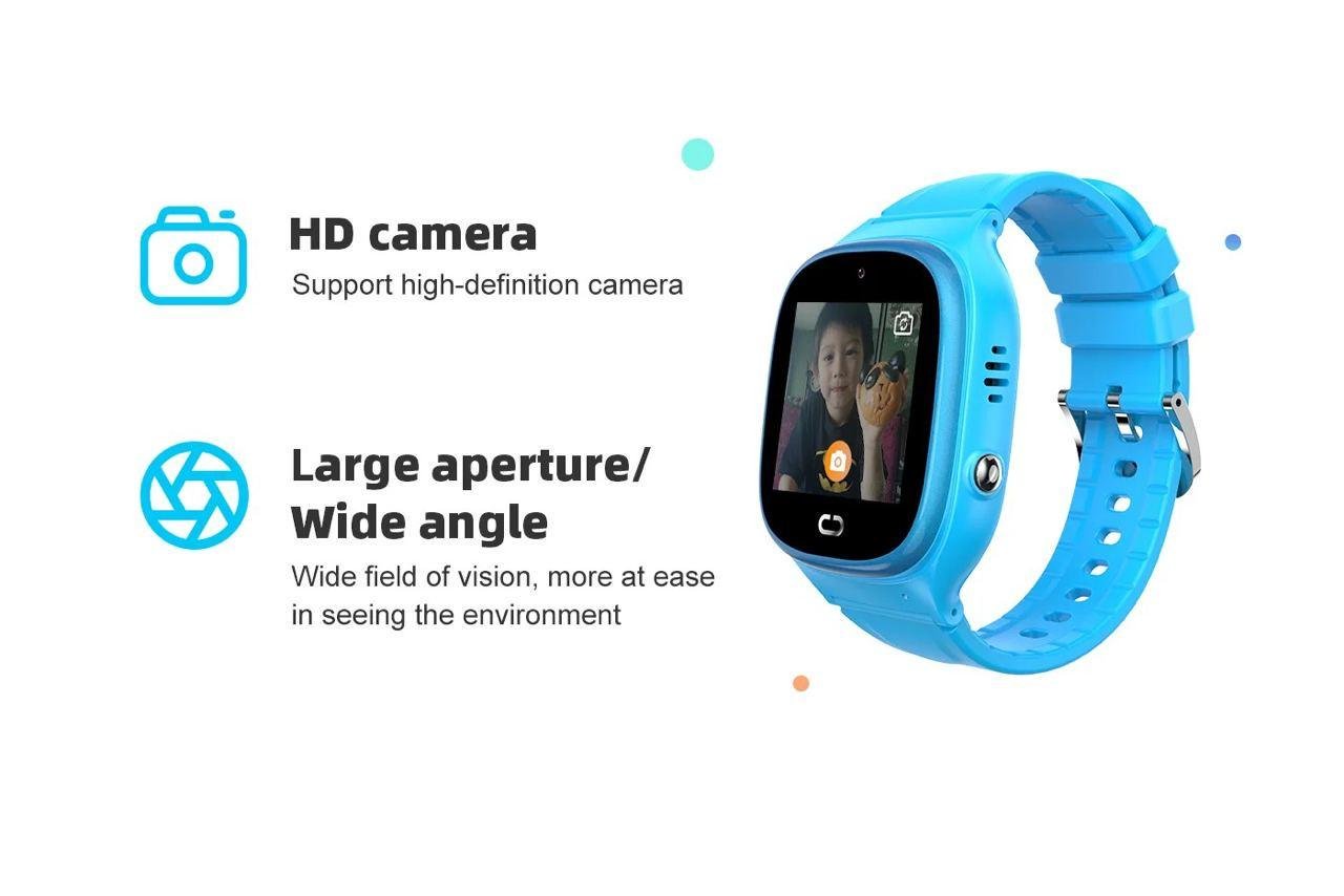 Смарт-годинник дитячий Lemfo D05 з SIM 4G GPS/SOS прослуховуванням Блакитний (26389501) - фото 3 Смарт-годинник дитячий Lemfo D05 з SIM 4G GPS/SOS прослуховуванням Блакитний (26389501) - фото 3