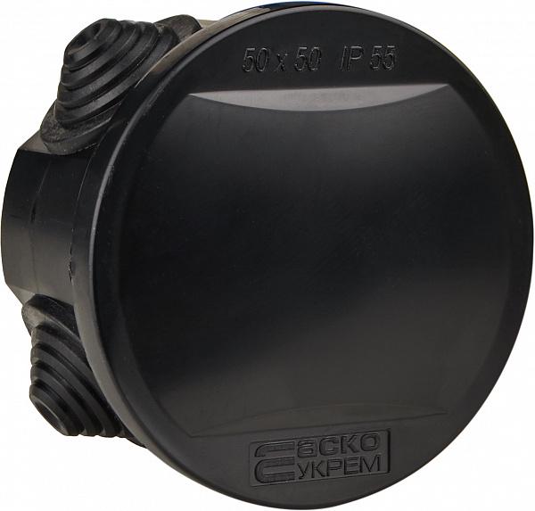 Распределительная коробка АСКО Uatmo Jet Black наружная 4 герметичных ввода IP55 PS 50х50 мм Черный (A0150170036) - фото 4