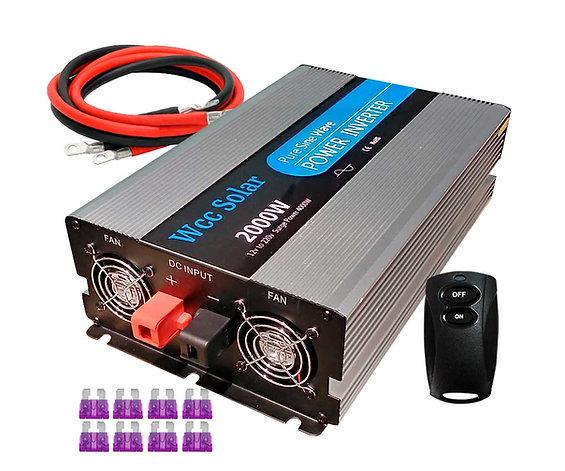 Інвертор 2000/4000Вт 12В-230В чиста синусоїда РК-дисплей та пульт ДК - фото 2 Інвертор 2000/4000Вт 12В-230В чиста синусоїда РК-дисплей та пульт ДК - фото 2