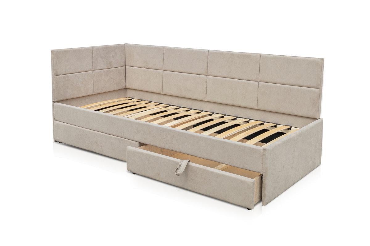 Кровать Камелот Угол-7 Аляска 15 800х2000 мм Бежевый (А0058922)