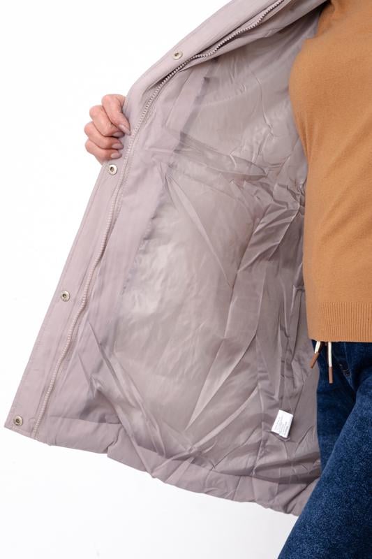 Куртка зимова жіноча подовжена плюс сайз з капюшоном Носи Своє р. 56 Мокко (16203) - фото 6 Куртка зимова жіноча подовжена плюс сайз з капюшоном Носи Своє р. 56 Мокко (16203) - фото 6