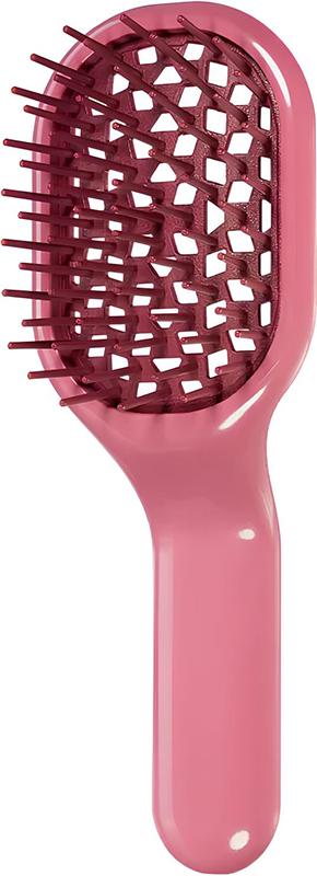 Щетка массажная Janeke Curvy Vented Hairbrush Mini для расчесывания и укладки волос Розовый (58264) Щетка массажная Janeke Curvy Vented Hairbrush Mini для расчесывания и укладки волос Розовый (58264)