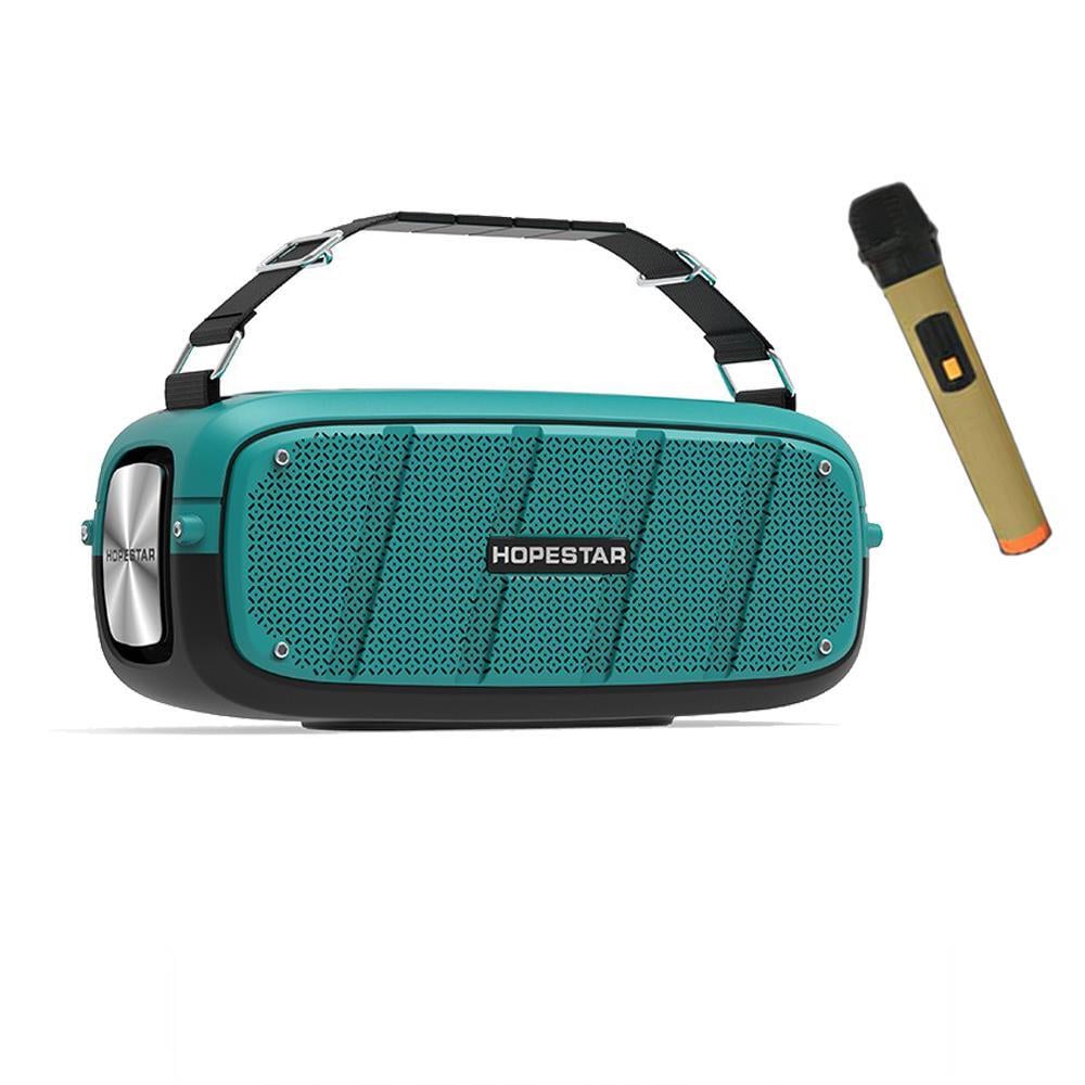 Портативная Bluetooth колонка Hopestar A20 PRO с микрофон Light-blue