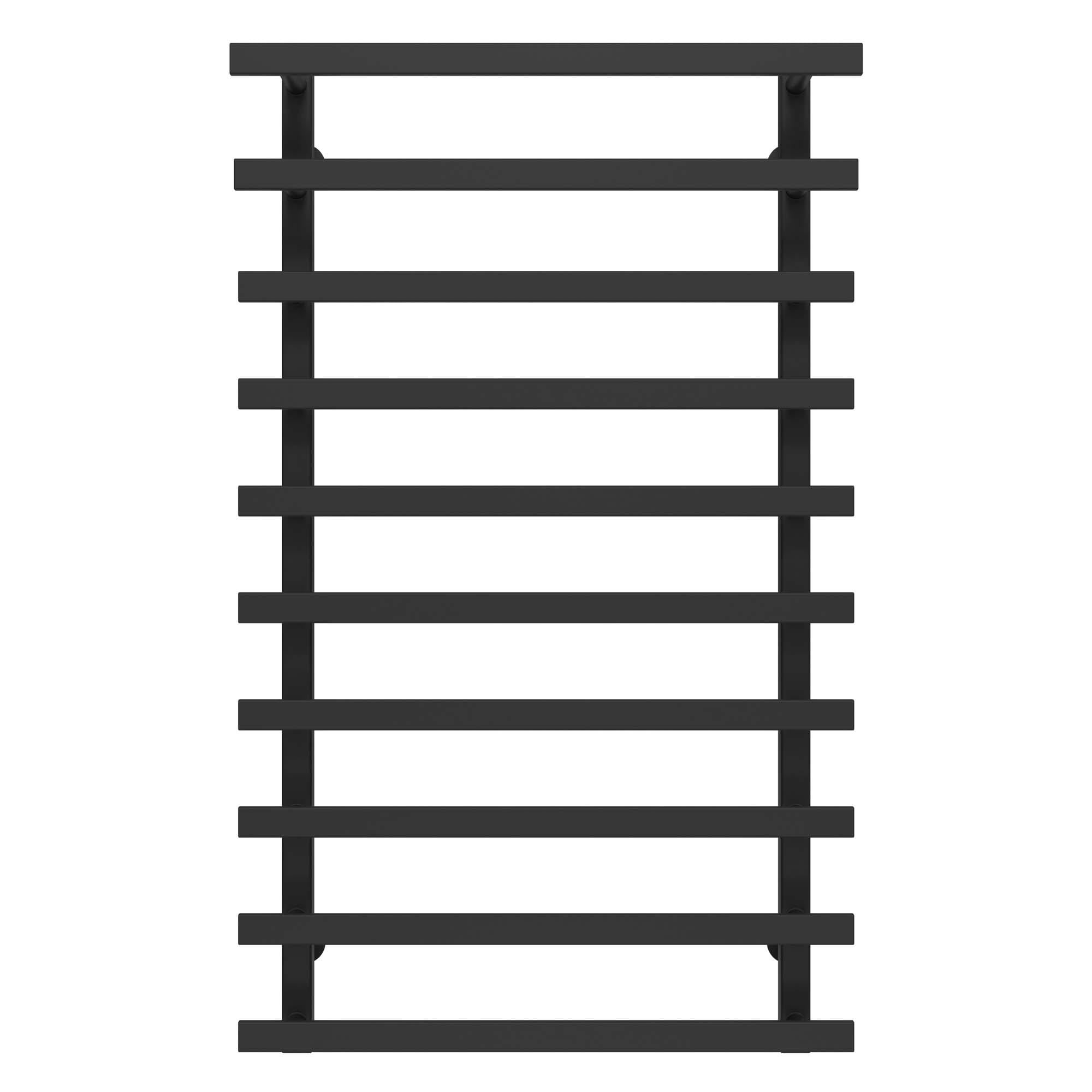 Полотенцесушитель водяной Deffi Breeze П10 нижнее подключение нержавеющая сталь 500x1000 мм Черный (A.BZ.100.50.10.B.A)