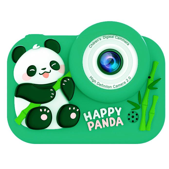 Дитячий фотоапарат Панда 2000 Вт 400 mAh IPS-екран Green
