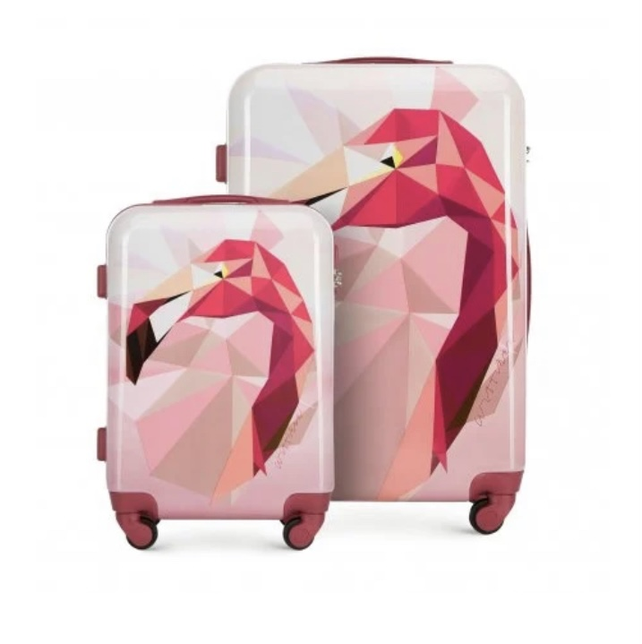 Валіза Wittchen ABS пластик з принтом набір 2 шт. (56-3A-64S-35)