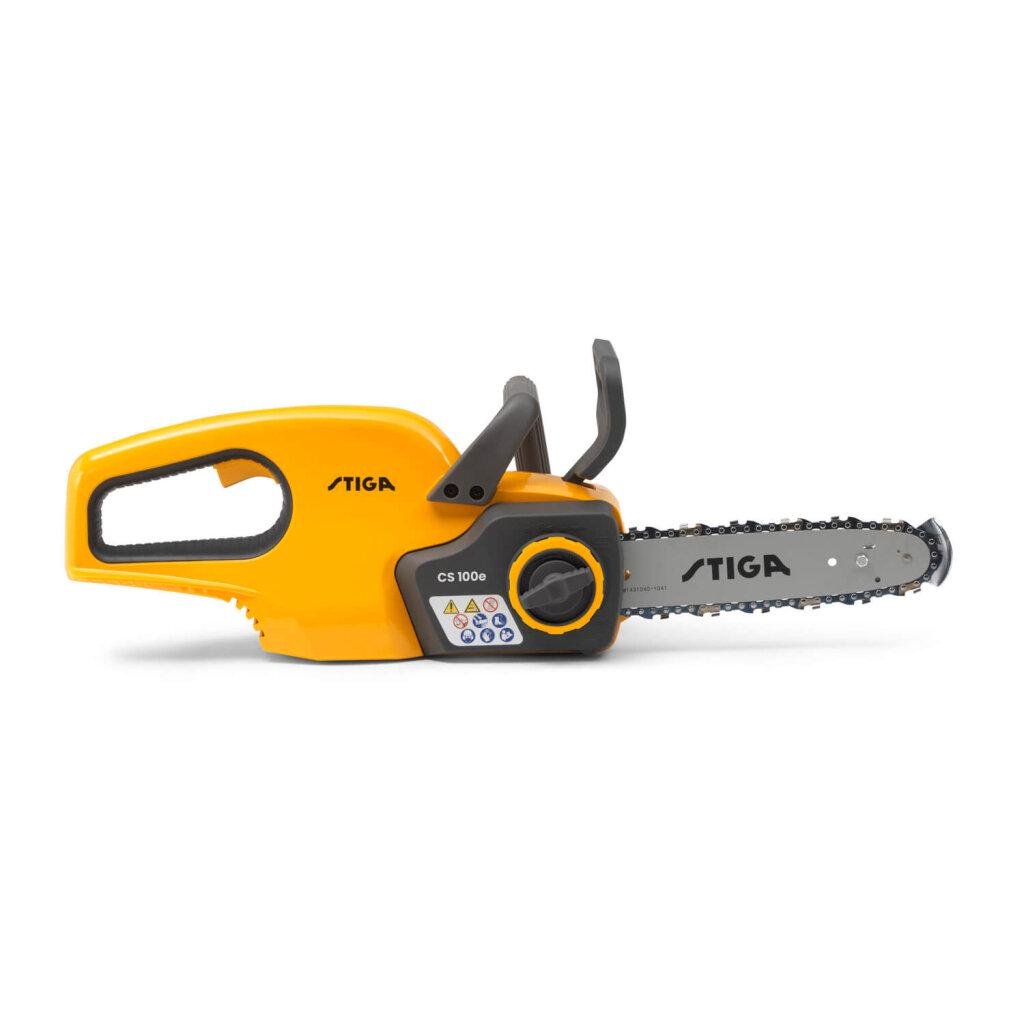 Электропила аккумуляторная Stiga CS100eKit Li-Ion 20В 25,4 см цепь 3/8 бесщеточная (a04fafca) - фото 2 Электропила аккумуляторная Stiga CS100eKit Li-Ion 20В 25,4 см цепь 3/8 бесщеточная (a04fafca) - фото 2