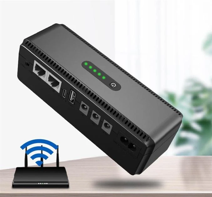 Бесперебойник UPS для wi-fi роутера Mini DC UPS 12000mAh/18W - фото 3