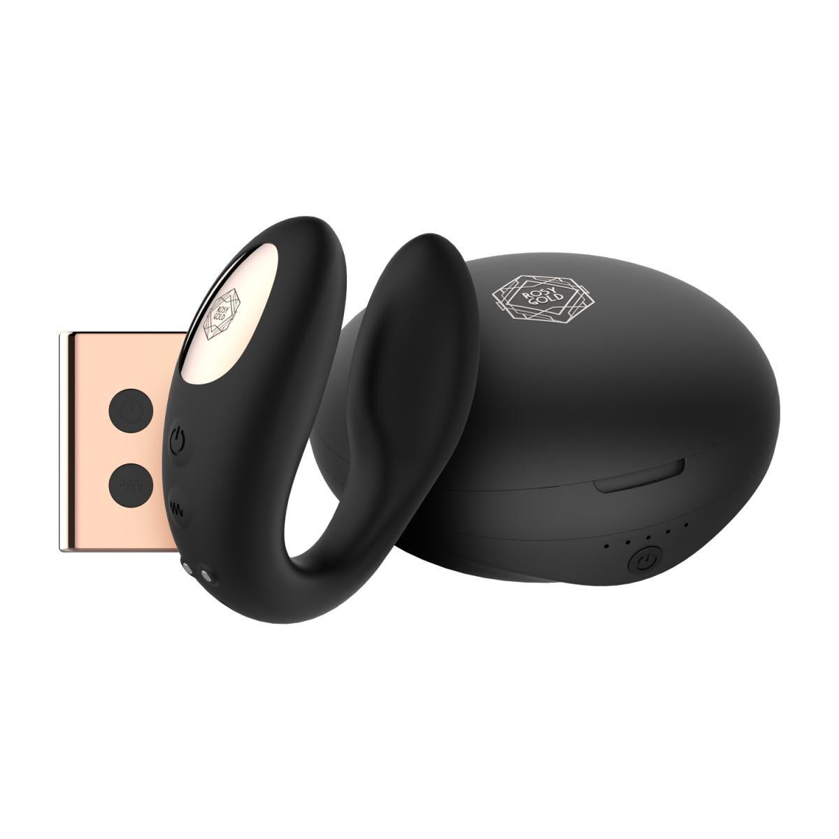 Вібратор для пар Rosy Remote Control Couple Vibrator Gold (SX3921)