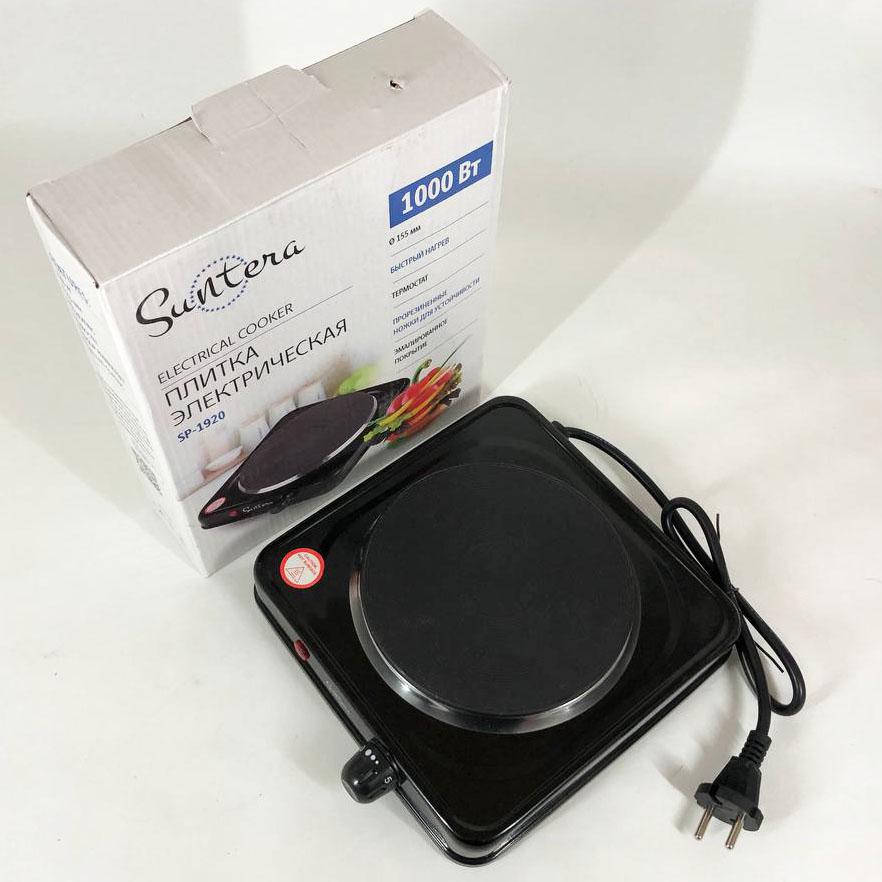 Плита электрическая Suntera SP-1920 1000 w Черный - фото 3 Плита электрическая Suntera SP-1920 1000 w Черный - фото 3