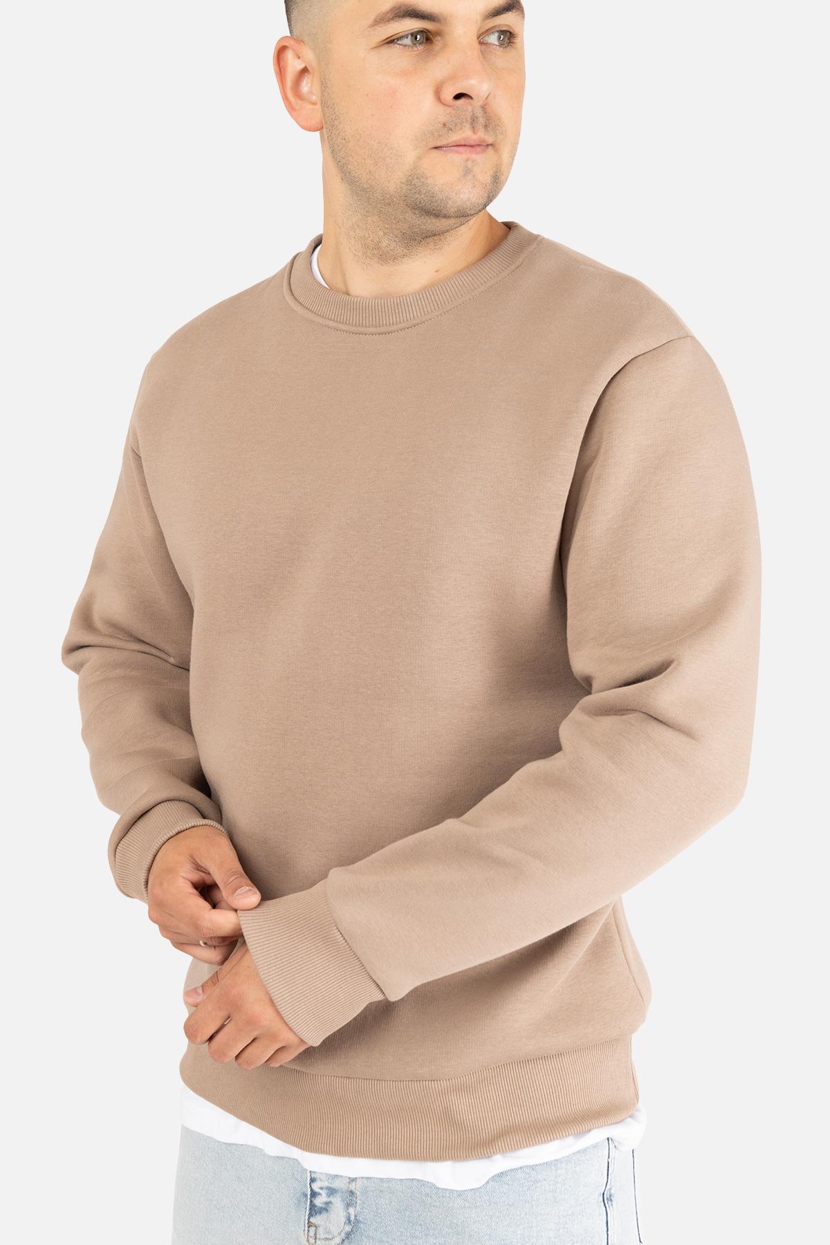 Світшот чоловічий ЦБ-00254624 р. 54 Капучино (SKT001004982) - фото 2