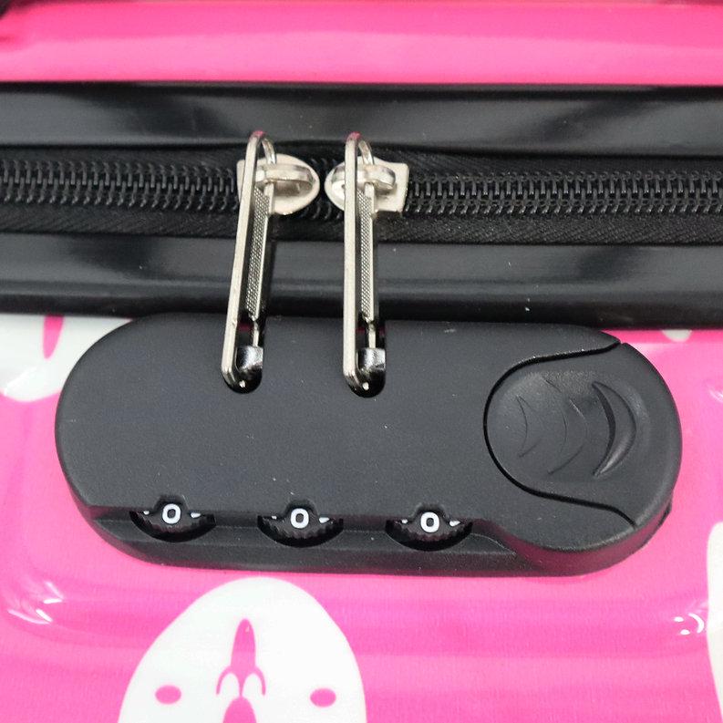 Валіза дитяча H&H Little Bunny Raspberry ABS-пластик на 4 коліщатках з кодовим замком 35 л (S_D-8) - фото 5 Валіза дитяча H&H Little Bunny Raspberry ABS-пластик на 4 коліщатках з кодовим замком 35 л (S_D-8) - фото 5