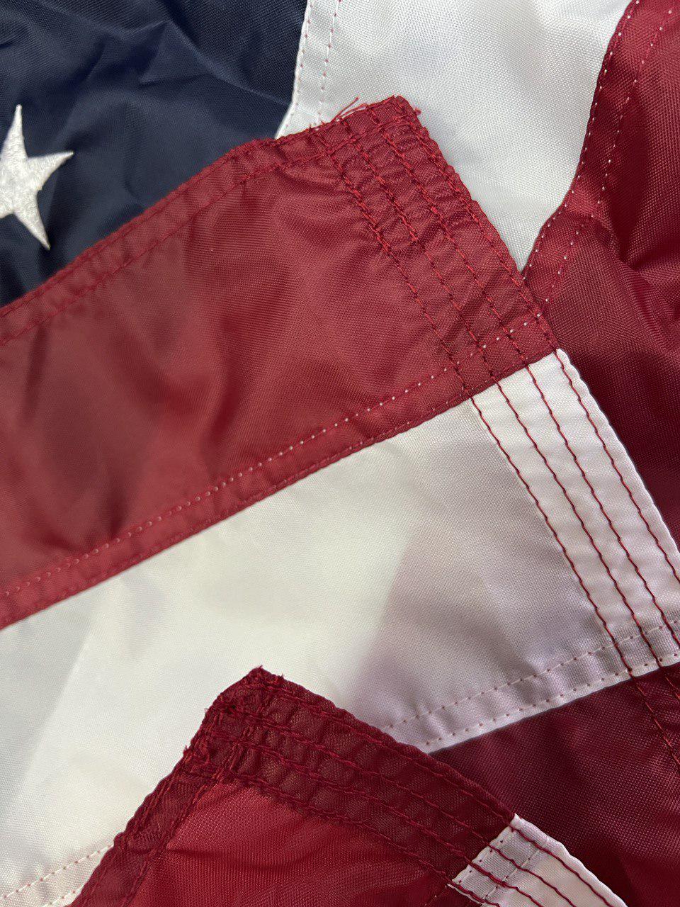 Флаг США Kayfovo USA-1 уличный габардин с клипсами для крепления на флагшток 140х90 см (28645) - фото 2 Флаг США Kayfovo USA-1 уличный габардин с клипсами для крепления на флагшток 140х90 см (28645) - фото 2