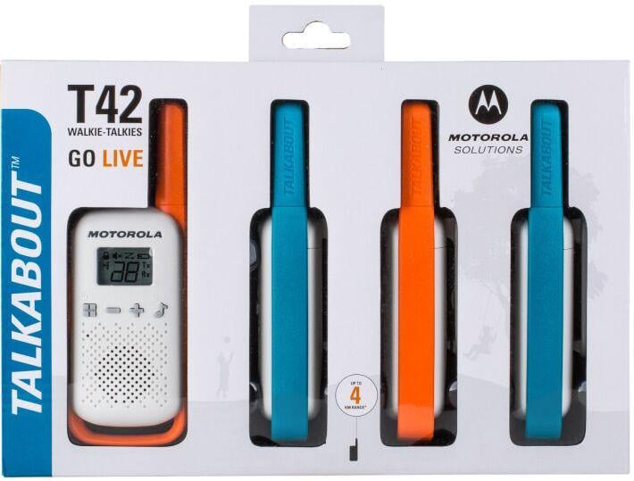 Рація Motorola TALKABOUT T42 Quad Pack (B4P00811MDKMAQ) - фото 3