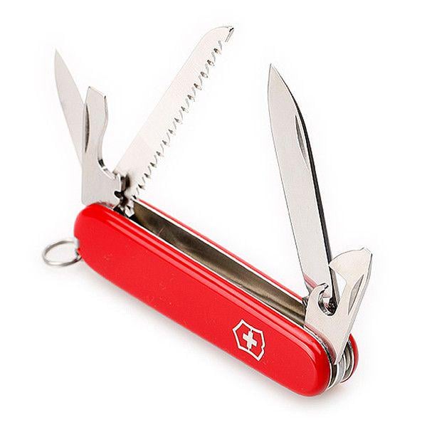 Комплект Victorinox нож Hiker Red 1.4613/чехол для ножа универсальный на липучке/фонарь - фото 8