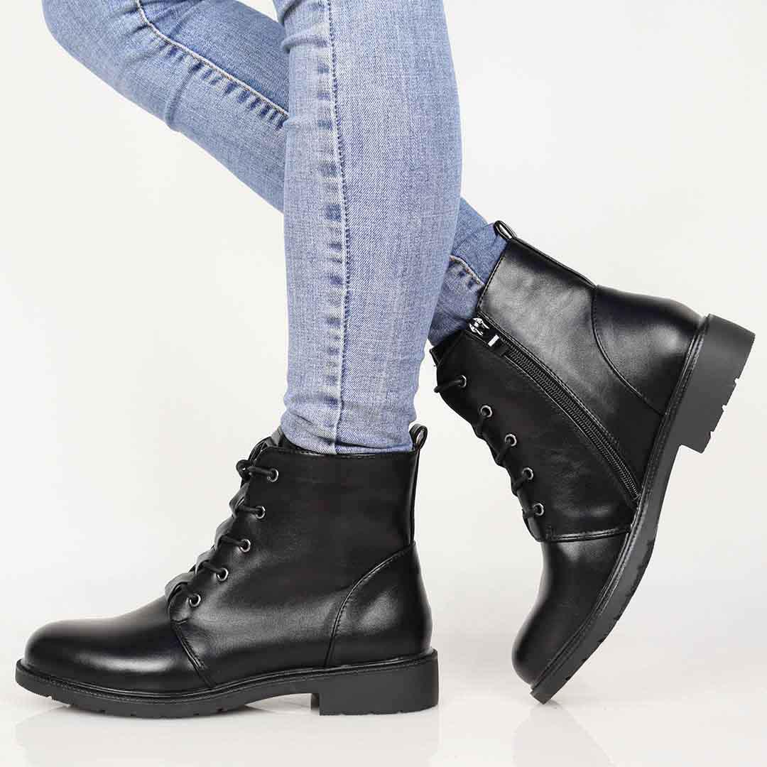 Ботинки женские на шнуровке 327205 р. 41 26,5 см