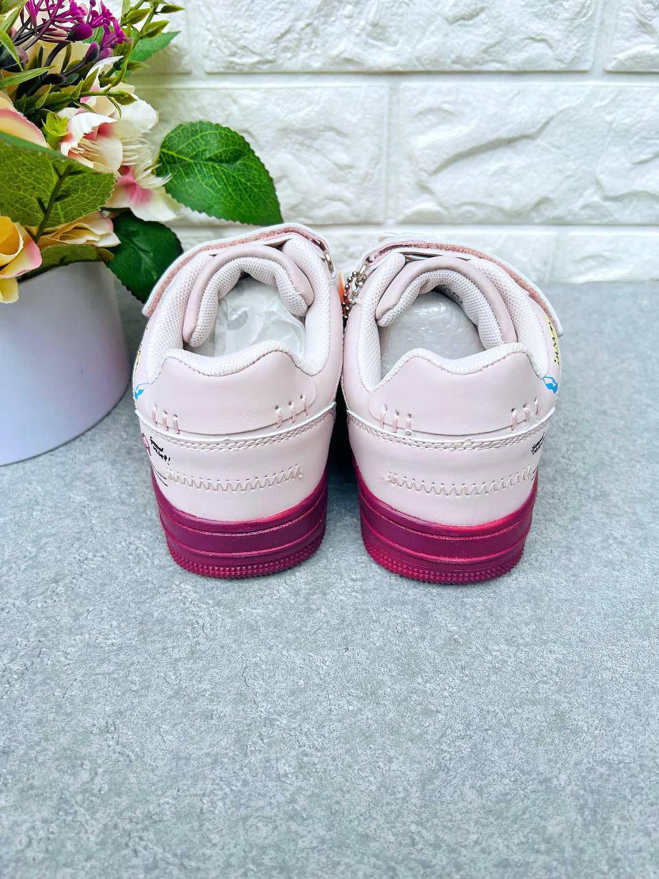 Кросівки для дівчинки BIKI 1657 з написом р. 27 17,6 см Рожевий (1657) - фото 3 Кросівки для дівчинки BIKI 1657 з написом р. 27 17,6 см Рожевий (1657) - фото 3