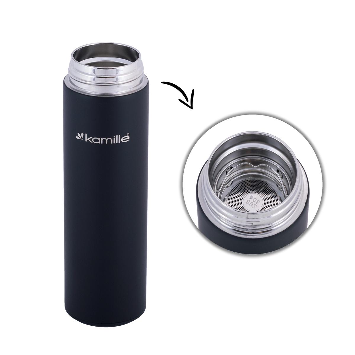 Термос Kamille 400 мл с датчиком температуры воды (8467547) - фото 7