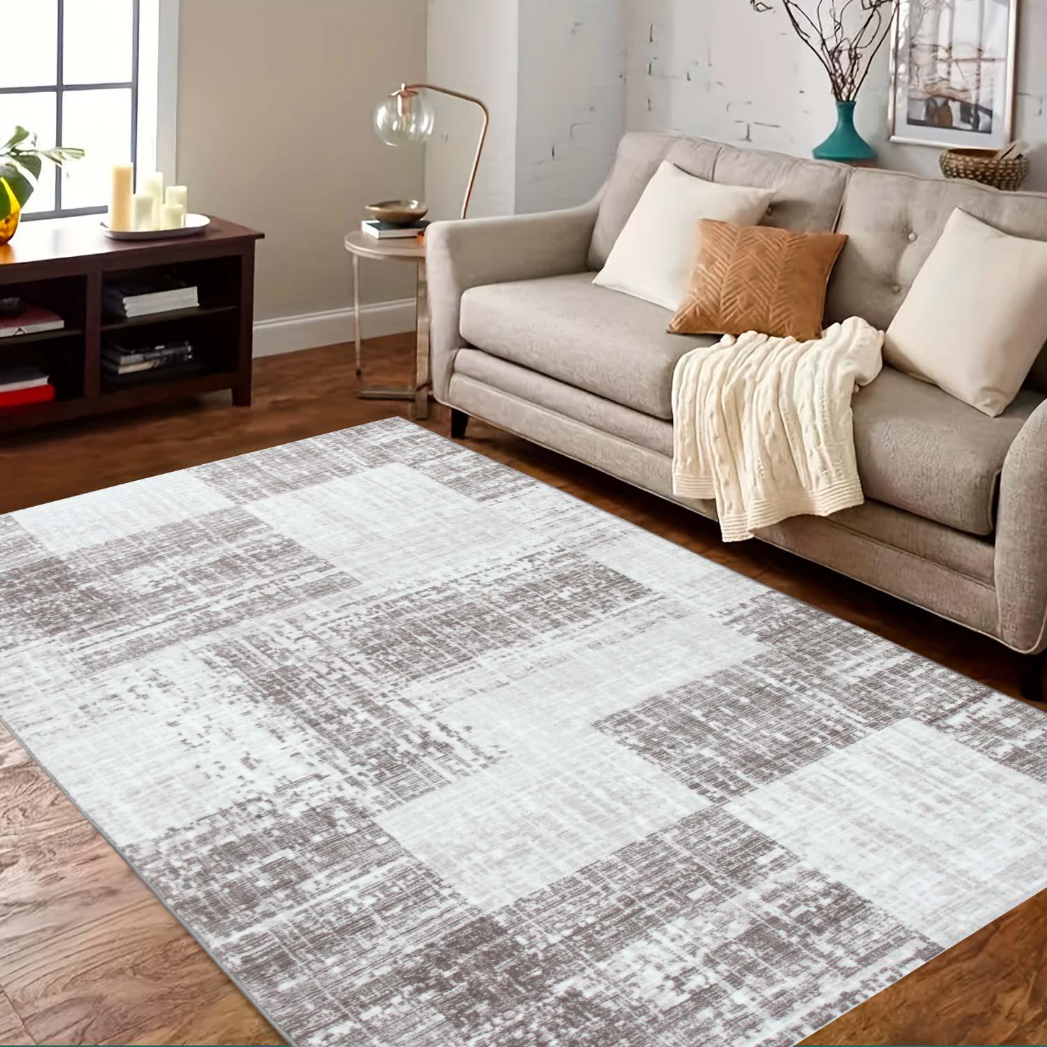 Килим з низьким ворсом на гумовій основі DAKARIA EPIC RUN 22091220320-p13 0,8x2,5 м Сірий (00-00020819) - фото 5