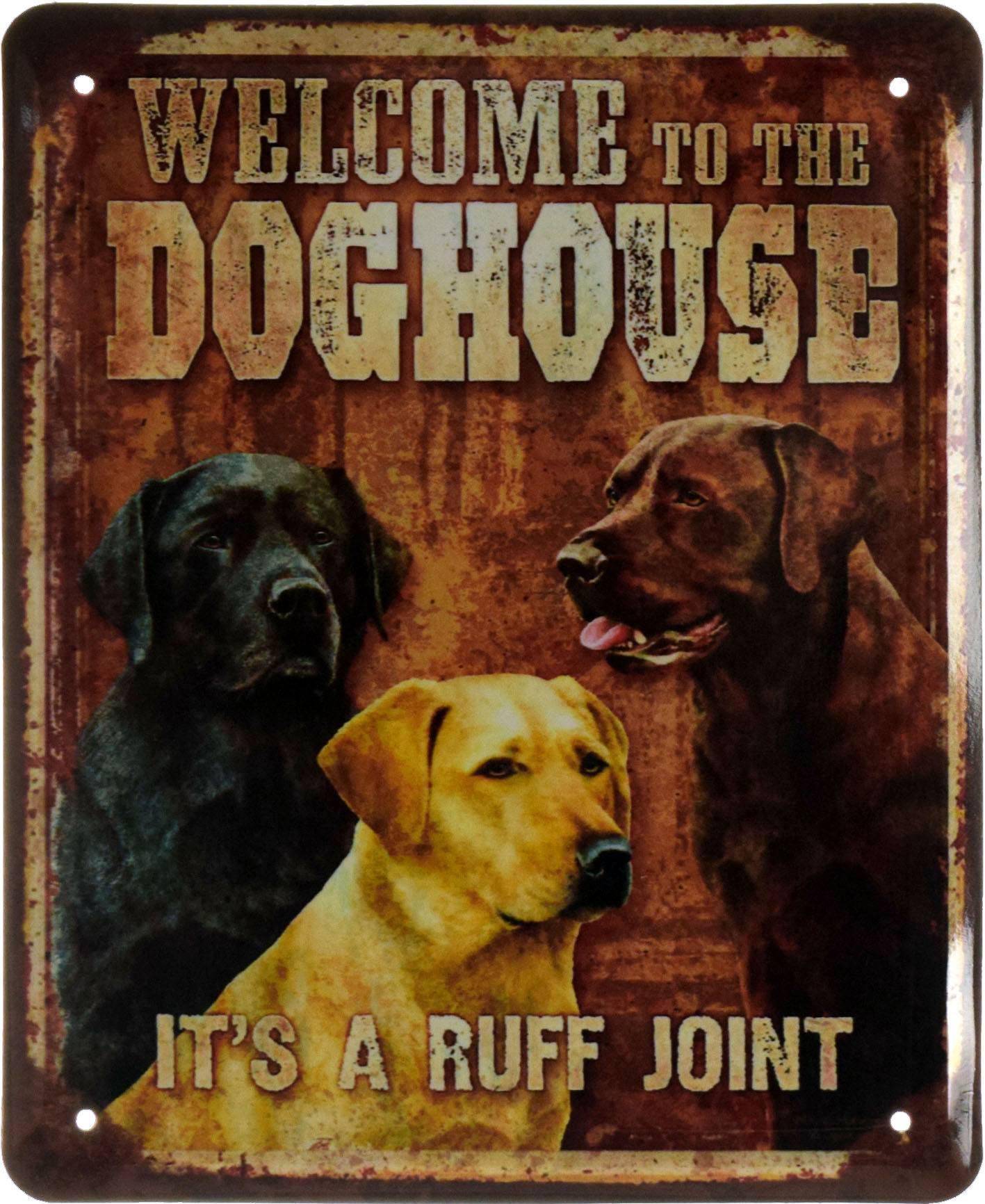 Табличка металева Ласкаво Просимо В Собачу Будку/Welcome To The Doghouse 18x22 см