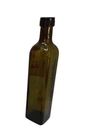 Бутылка для масла и уксуса S&T стеклянная 500 мл Зеленый (701-15)