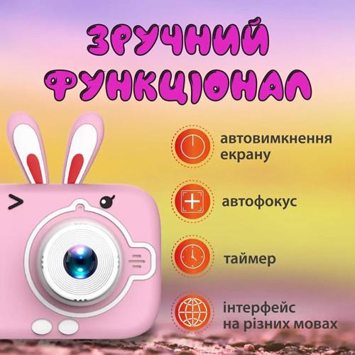 Фотоапарат дитячий Premium X900 Rabbit KidsPix Adventure (2074010224) - фото 9