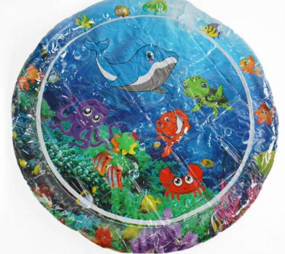 Развивающий водный коврик с рыбками и мягкими бортиками 92,5 см (2784829518) Развивающий водный коврик с рыбками и мягкими бортиками 92,5 см (2784829518)