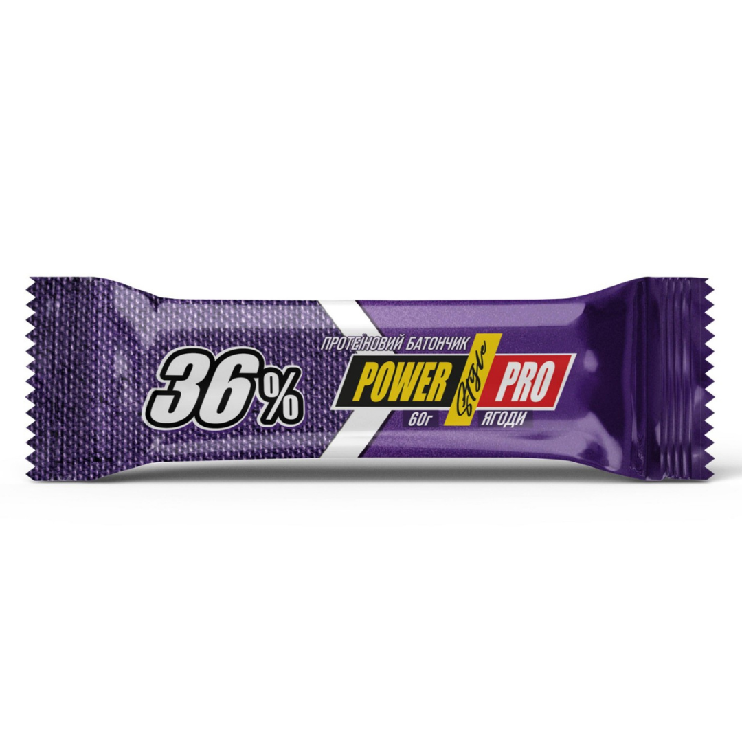 Протеиновые батончики Power Pro 36% 60 г Лесня ягода 20 шт. (1906529846)