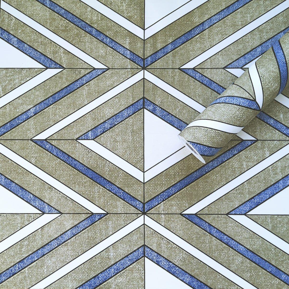 Самоклеюча плівка Ромби 0,45х10 м Волошковий (SW-00001256)