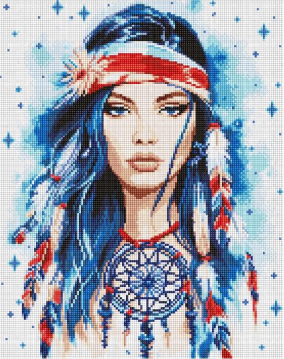 Набір з алмазною мозаїкою Ideyka Амулет з АВ стразами 40x50 см (MTT-194013)