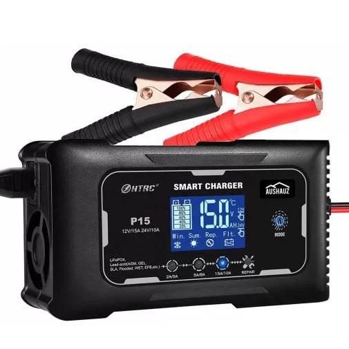 Зарядний пристрій HTRC P15 автомобільний інтелектуальний 12 V/15А 24 V/10А