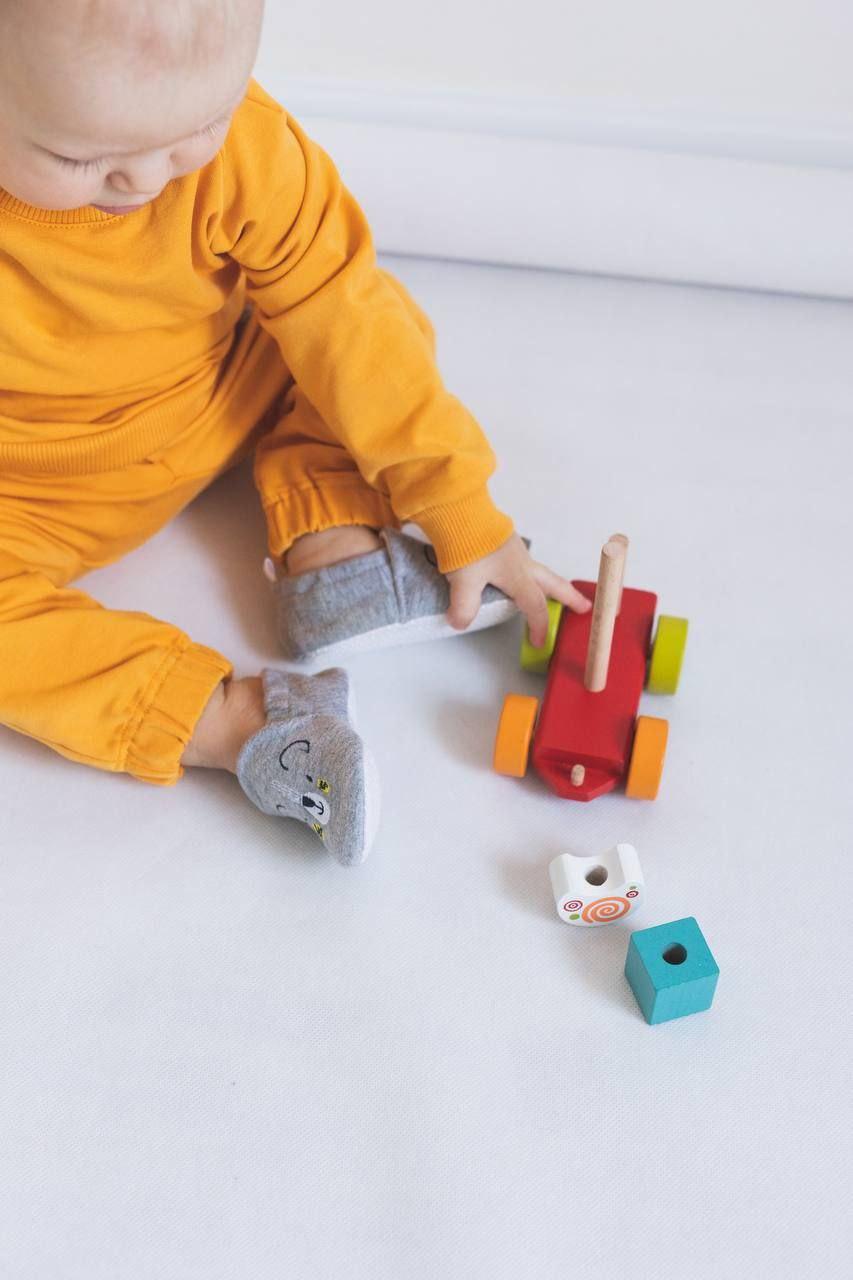 Детский костюм для малыша кофта и штанишки 62 см Горчичный (2683784225) - фото 2