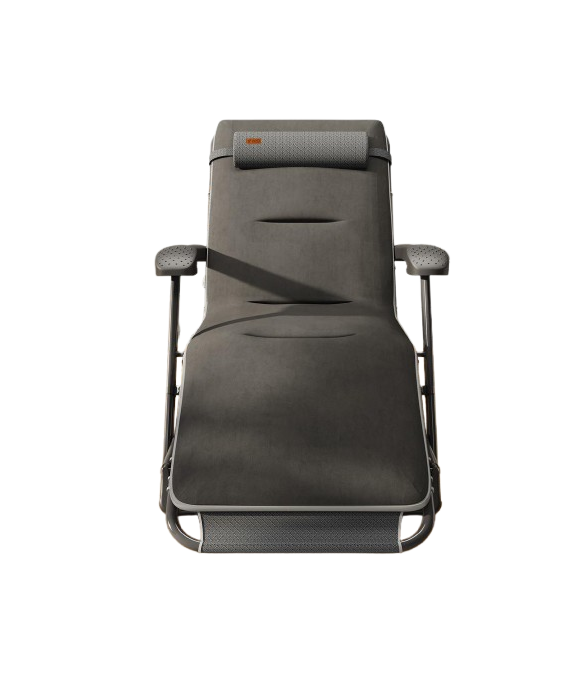 Крісло шезлонг розкладне WCG FCB-S06PС садове із подушкою