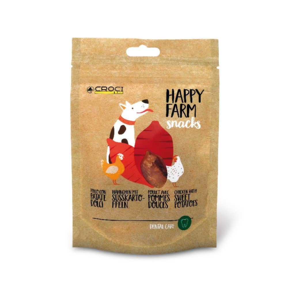 Лакомство для собак Croci Happy Fafm Snacks 80 г Лакомство для собак Croci Happy Fafm Snacks 80 г