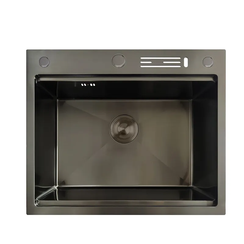 Мойка MIXXUS MH6050-SK Nano-Black со ступенькой Графитовый (MX1942)