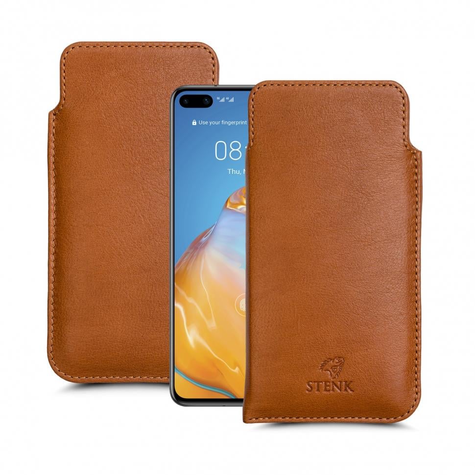 Футляр Stenk Elegance для Huawei P40 Camel (65200)