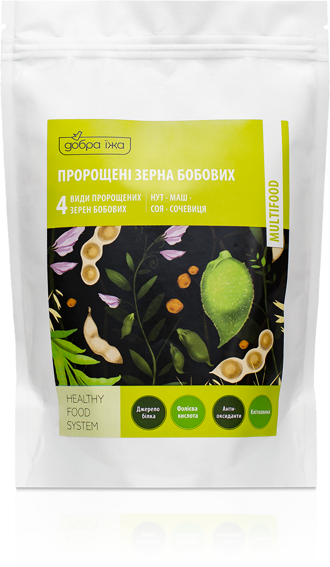 Пророщенные зерна бобовых Добра Їжа 150 г (1418652270) Пророщенные зерна бобовых Добра Їжа 150 г (1418652270)