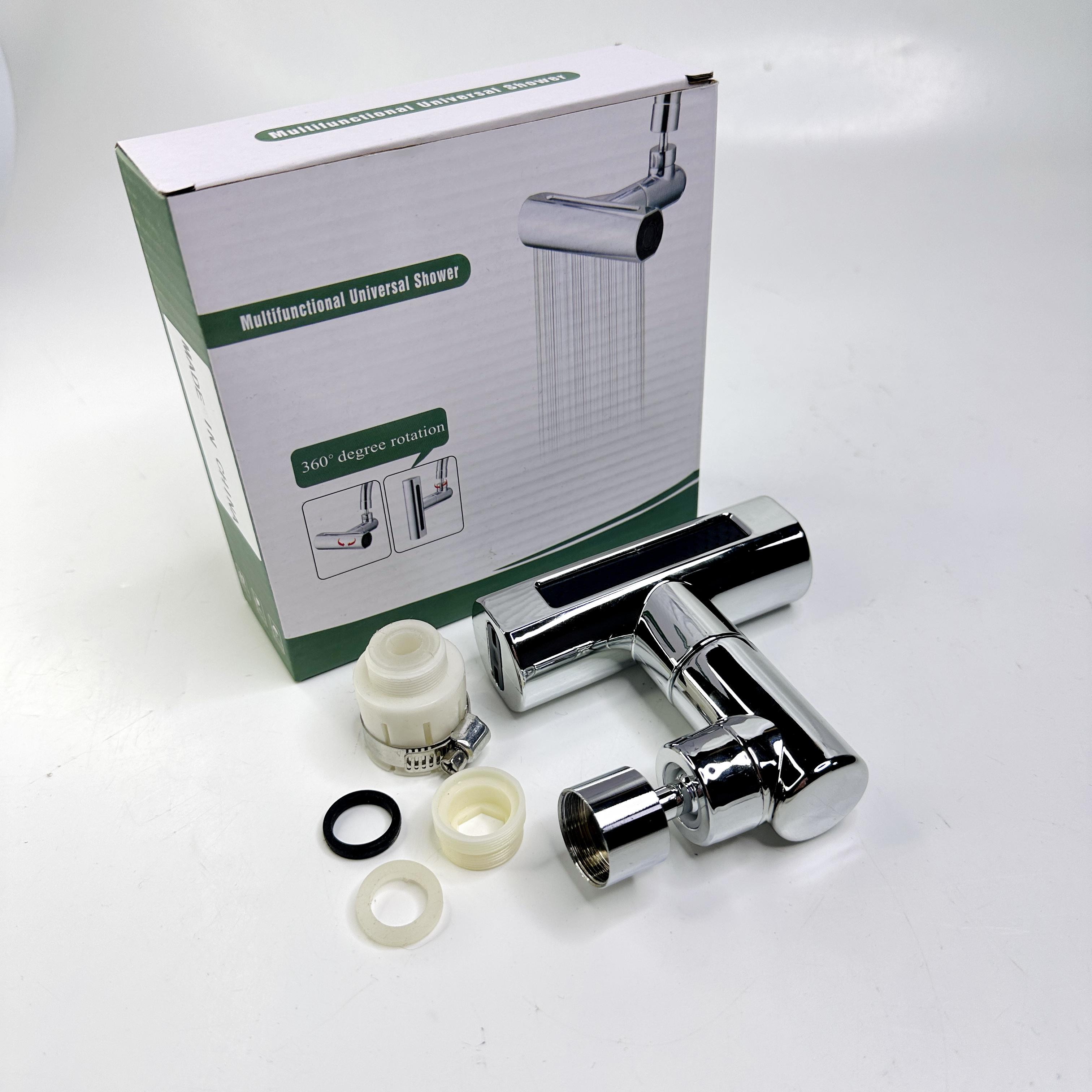 Аэратор-насадка для смесителя Shower Head с водопадом 4 режима (AND-527) Аэратор-насадка для смесителя Shower Head с водопадом 4 режима (AND-527)