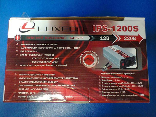 Автомобільний інвертор Luxeon IPS-1200S - фото 4