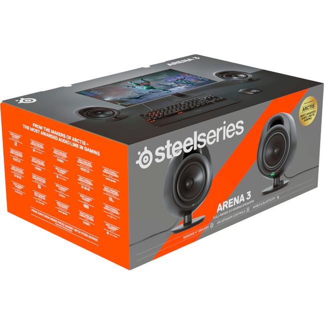 Комп'ютерні колонки SteelSeries Arena 3 Bluetooth/mini-jack Чорний (61536) - фото 8