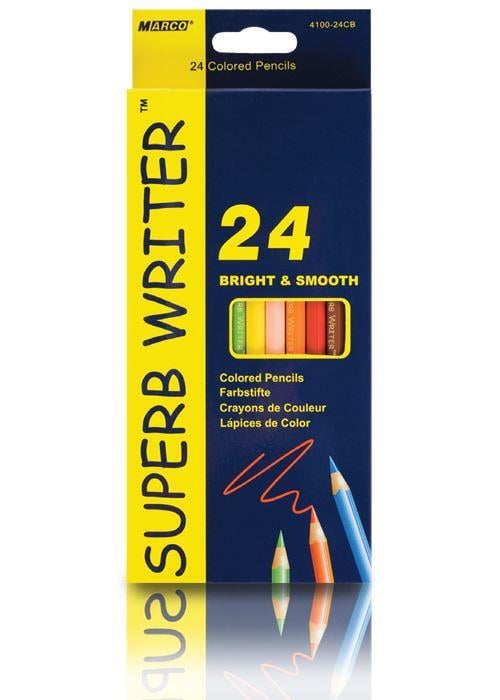 Набор карандашей Marco цвета Superb Writer 24 цв. (4100-24CB)