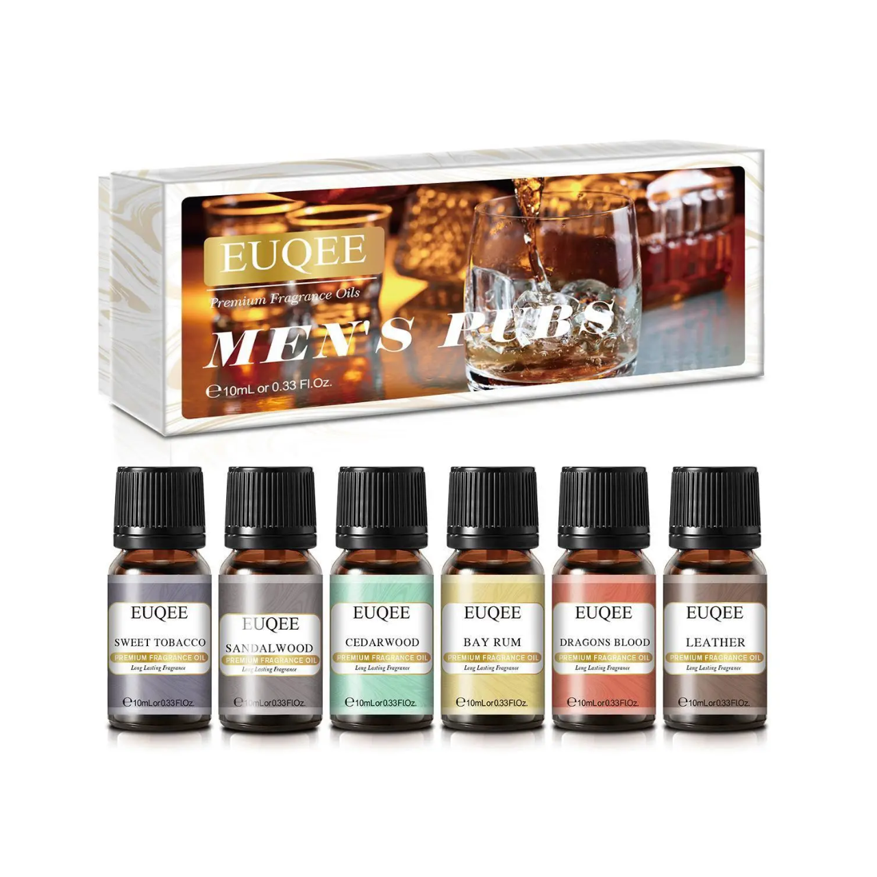 Набір ефірних олій Men's Pubs преміум-клас 6 шт. (EUQEE2) Набір ефірних олій Men's Pubs преміум-клас 6 шт. (EUQEE2)