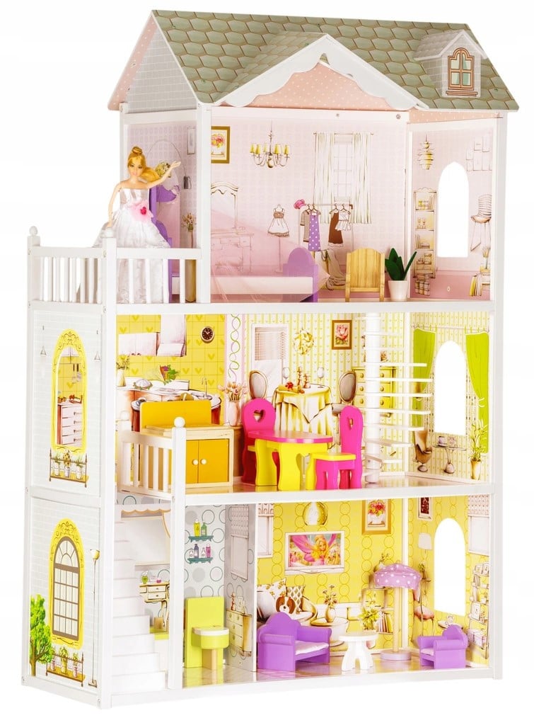 Будиночок для Барбі Ecotoys 4108 Beverly ляльковий ігровий 124 см - фото 4