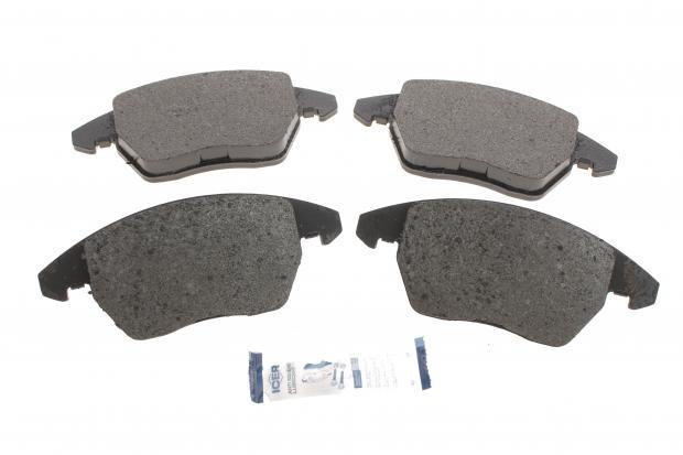 Гальмівні колодки передні ICER для Citroen C4 04-11/Peugeot 207/308 07-14/208 12-/307 03-09/3008 09-16 (181637)