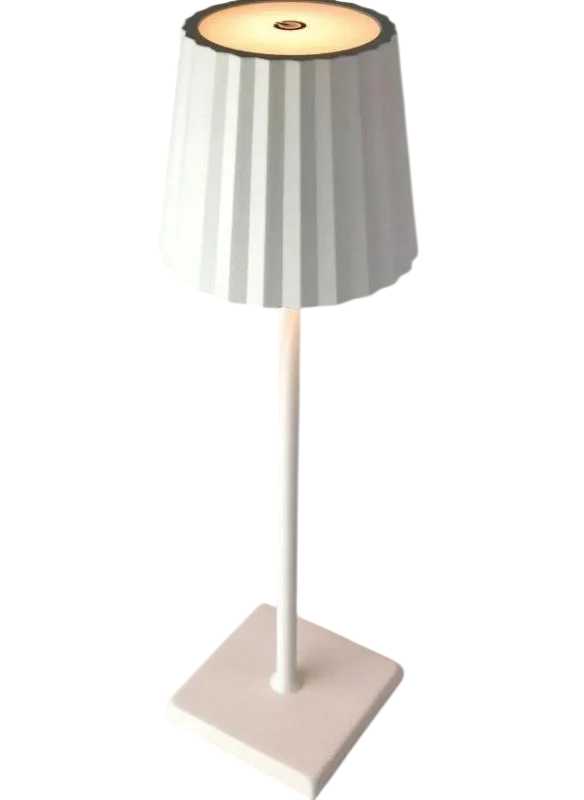 Лампа настільна акумуляторна Cozy у скандинавському стилі 5 Вт 5200 mA/2404 Білий (5745) Лампа настільна акумуляторна Cozy у скандинавському стилі 5 Вт 5200 mA/2404 Білий (5745)