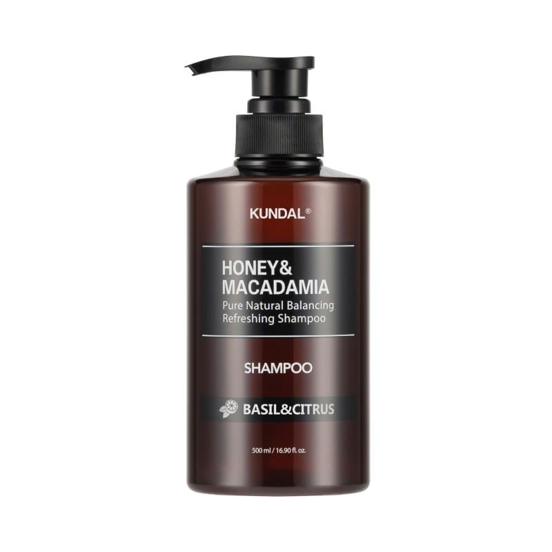 Шампунь відновлюючий Kundal Honey & Macadamia Nature Shampoo Basil&Citrus Базилік та Цитрус 500 мл (745703)