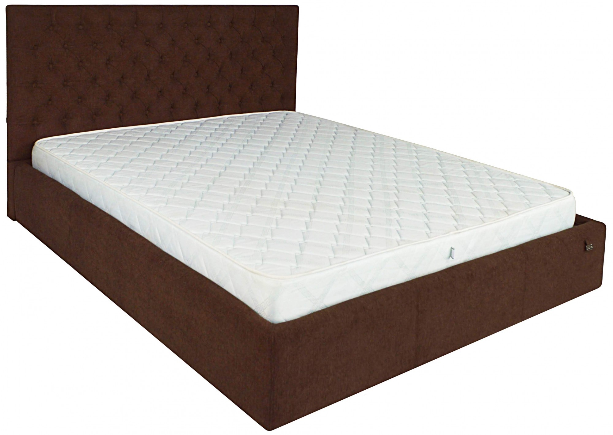 Кровать с подъемным механизмом двуспальная Cambridge Comfort Мисти Chocolate 160х190 см Темно-коричневый