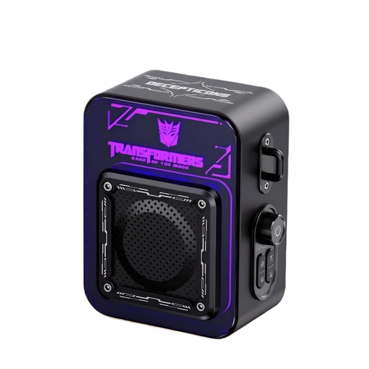 Портативна колонка Transformers TF-Y02 Megatron з басами RGB-підсвічуванням 1800 mAh Чорний (2272306382)