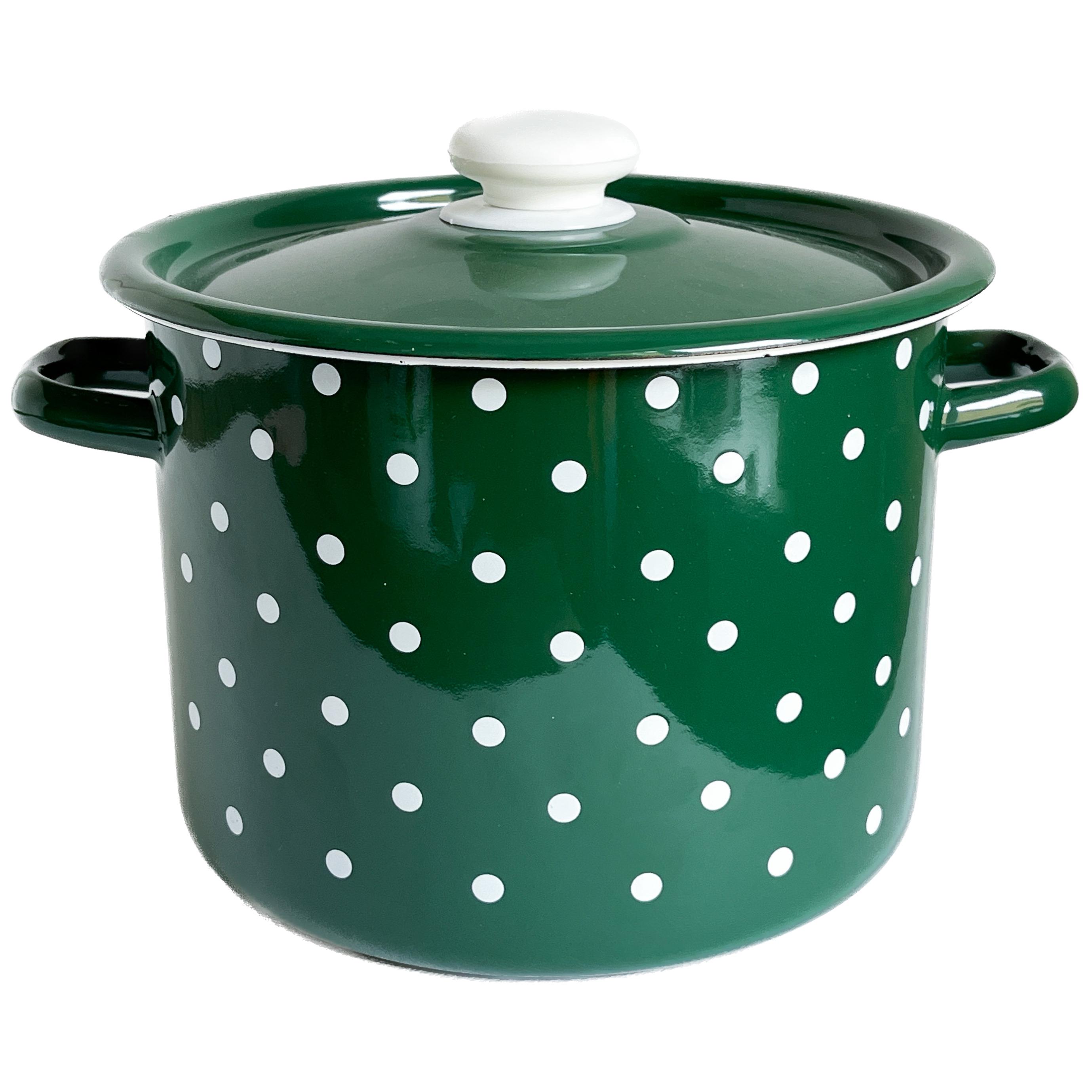 Каструля Idilia Полька 5,5 л Смарагдовий (276408)