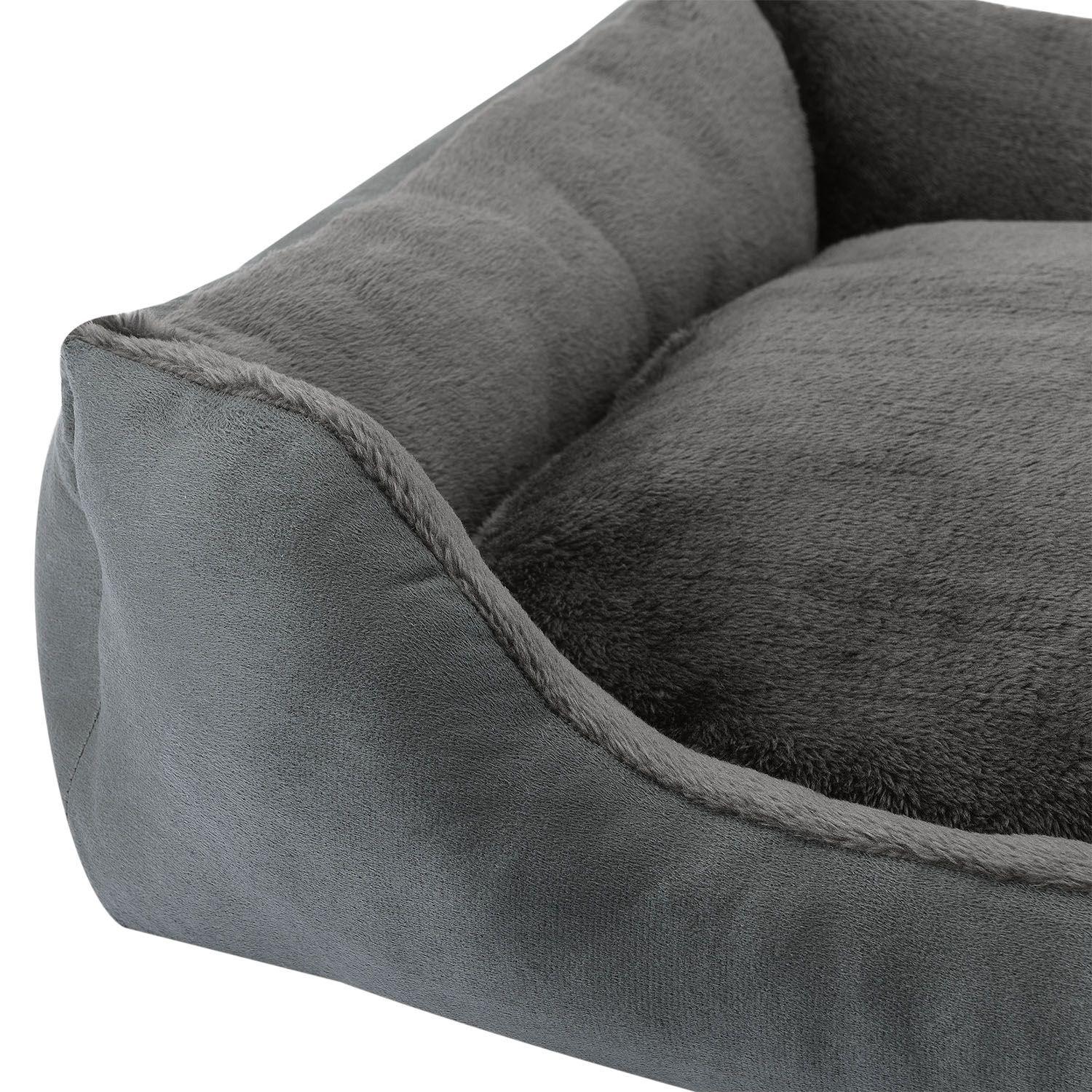 Лежак для собаки Eila L 75х60х15 см Серый 9836082) - фото 12